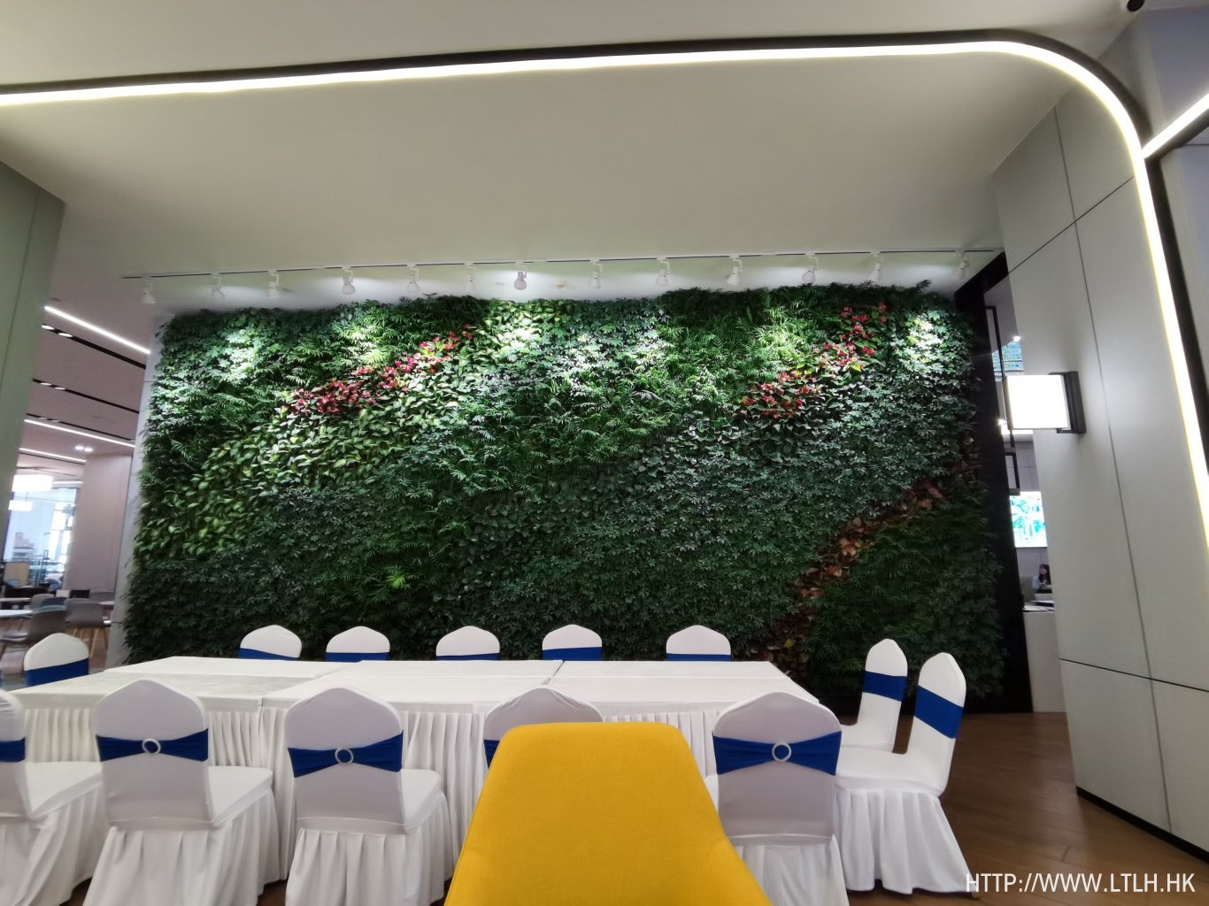 4S店垂直绿化植物墙