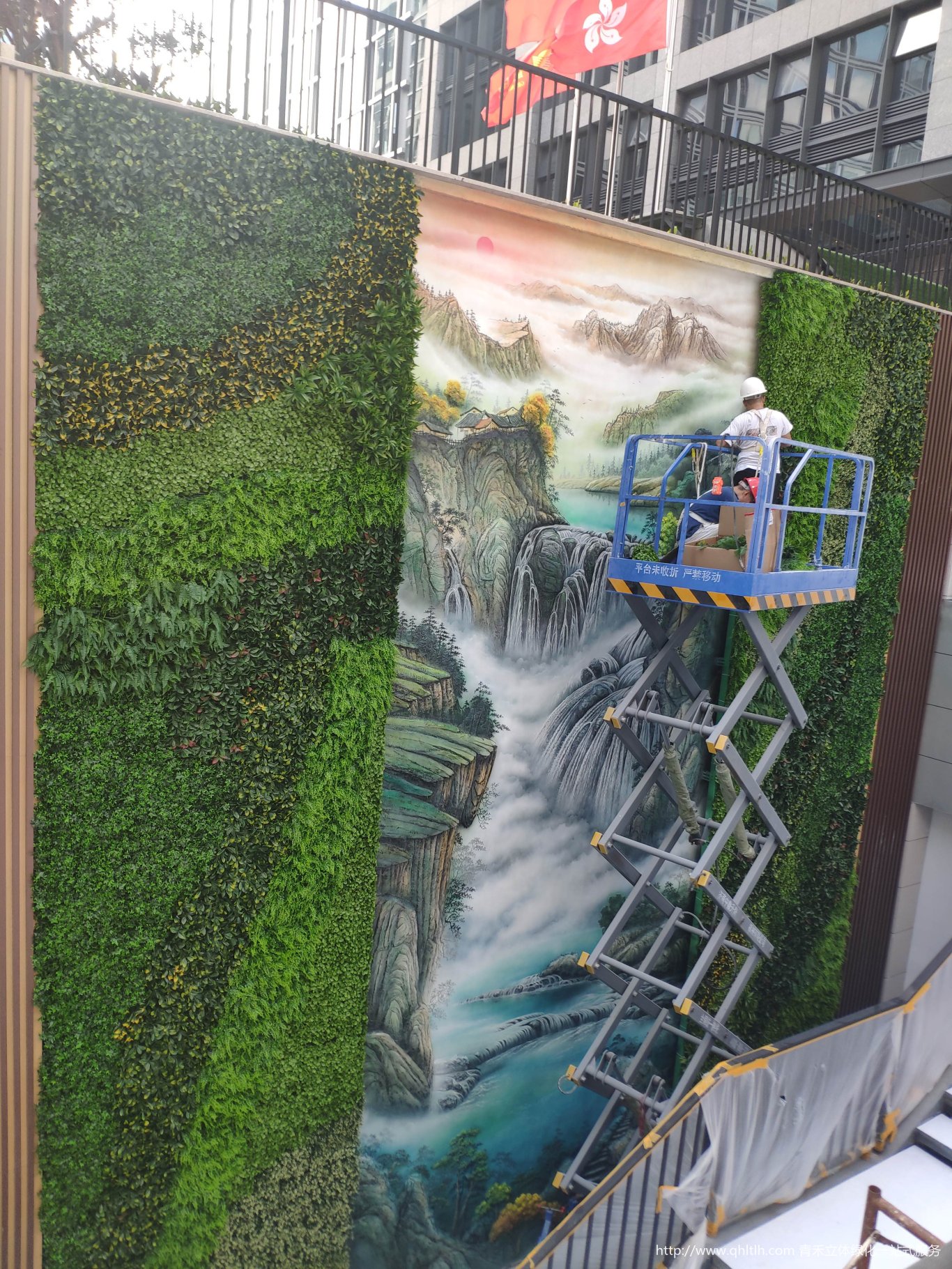 深圳广国仿真植物墙